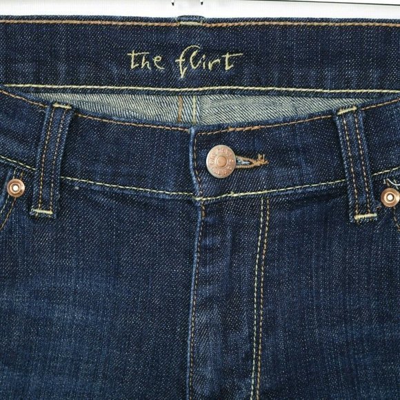 Old Navy‎ The Flirt Bootcut Jeans Dark Stretch 12 x 31 - Picture 7 of 9